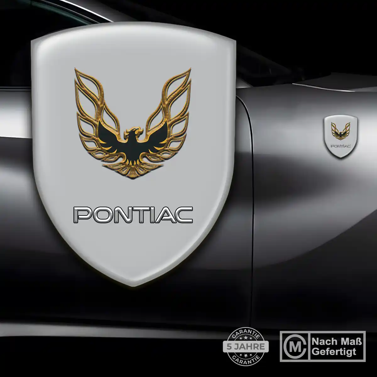 Pontiac Aufkleber 3D Gel Embleme Premium-Edition