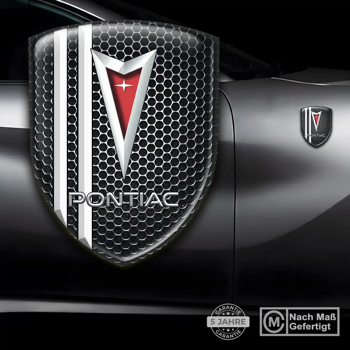 Pontiac Aufkleber 3D Gel Silikon Hohe Qualität