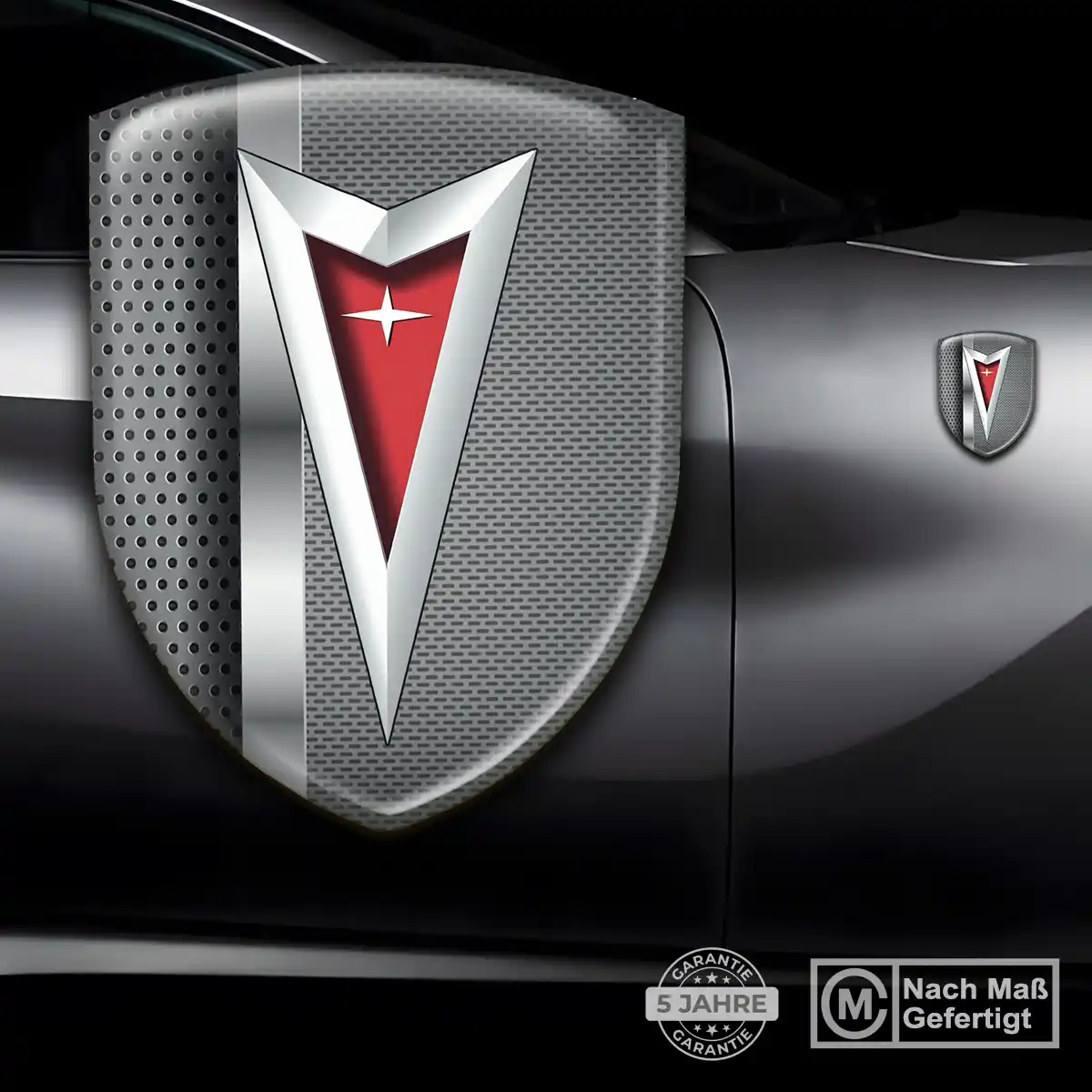 Pontiac Aufkleber Emblem Auto Stilvolles Design