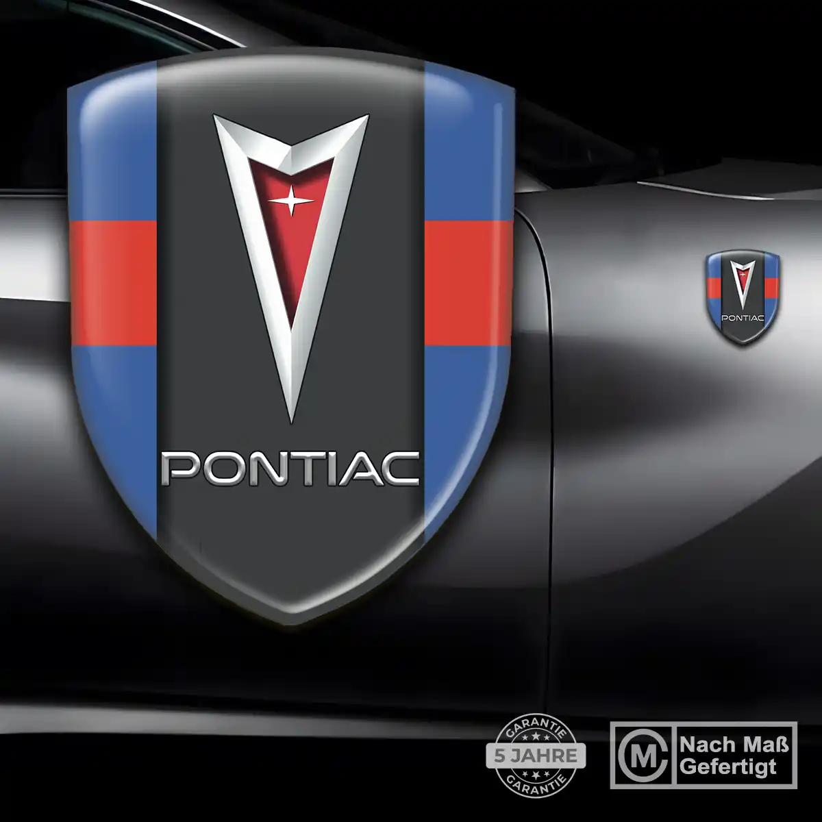 Pontiac Aufkleber Emblem Wappen Auto Hohe Qualität