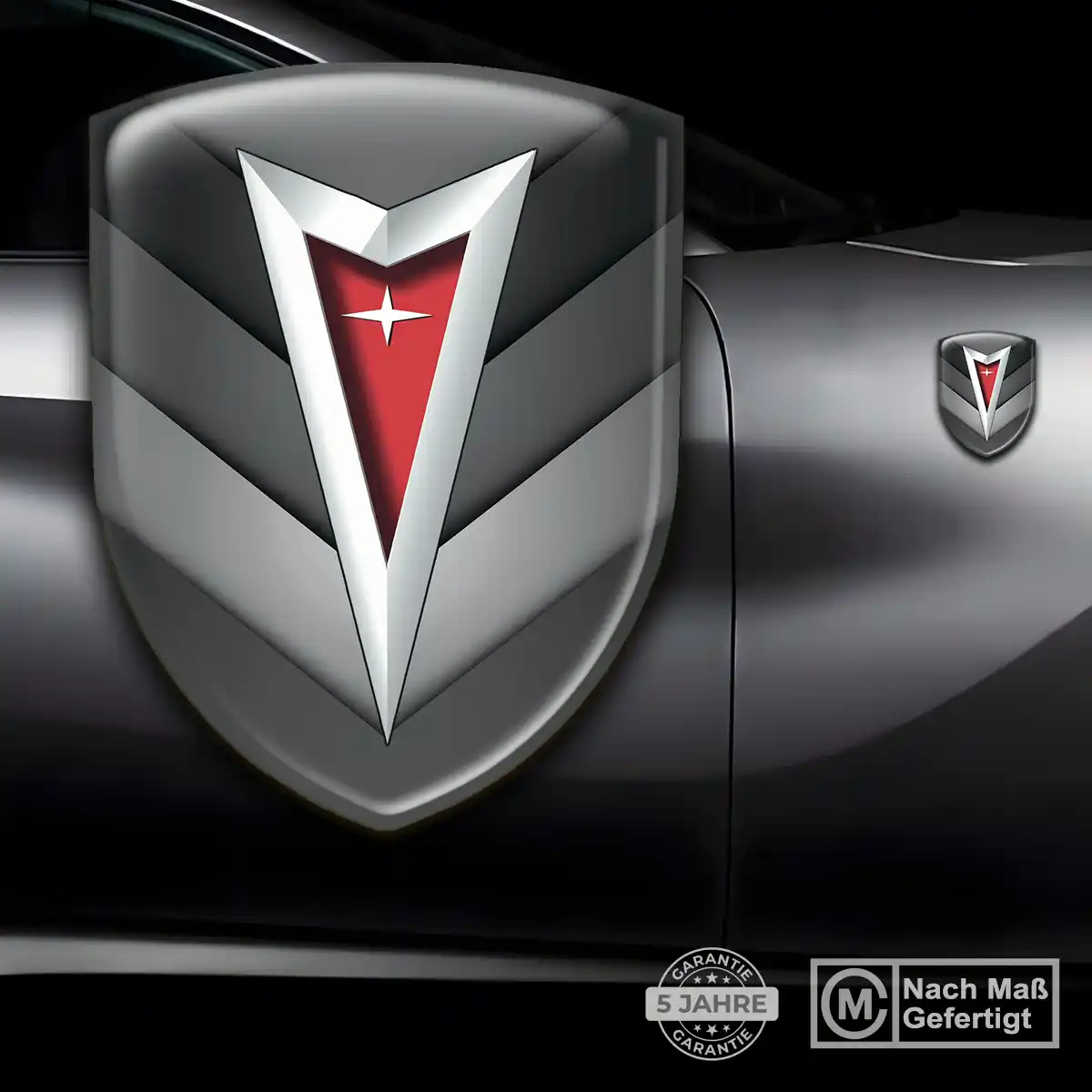 Pontiac Aufkleber Embleme Silikon Auto Stilvolles Design