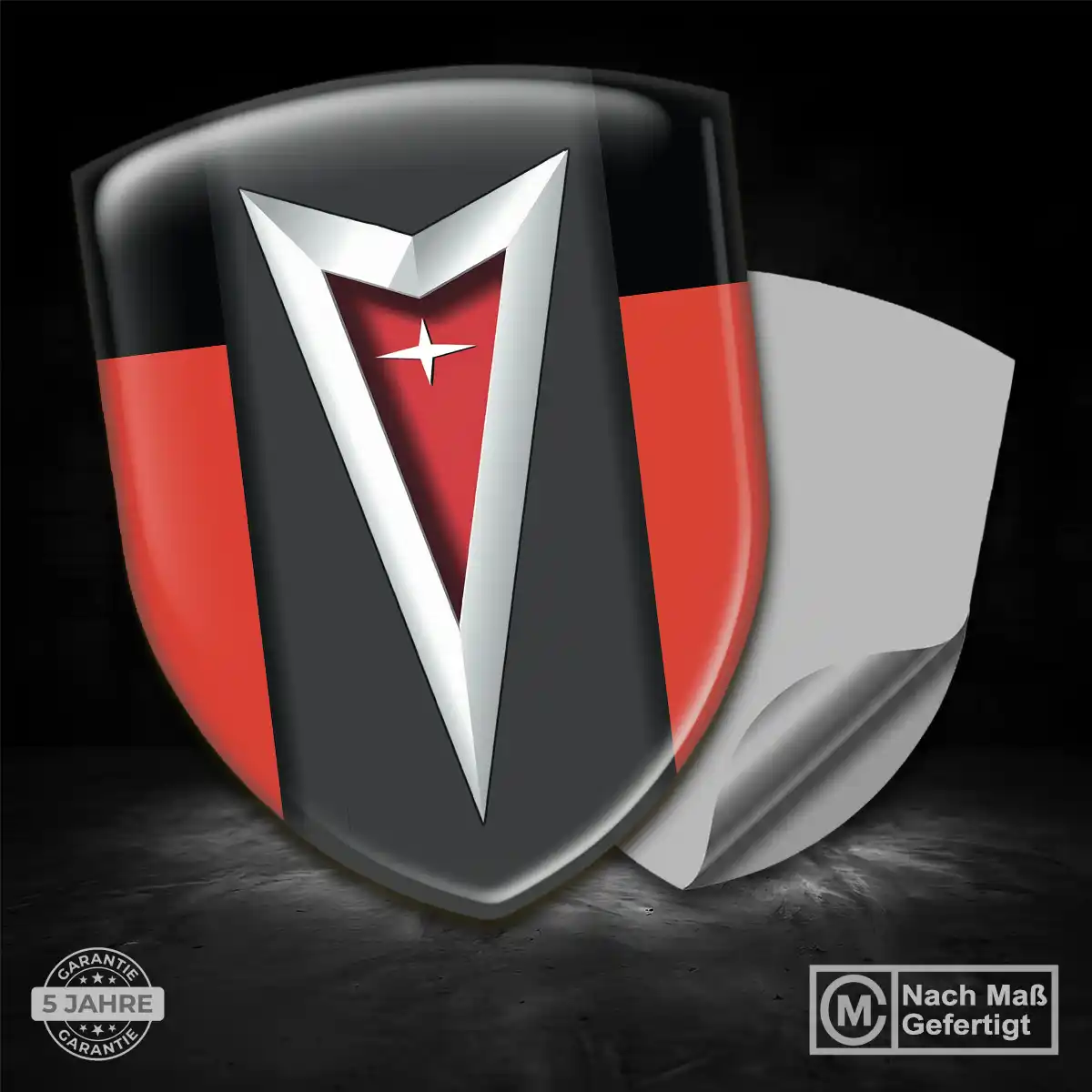 Pontiac Aufkleber Embleme Silikon Hohe Qualität