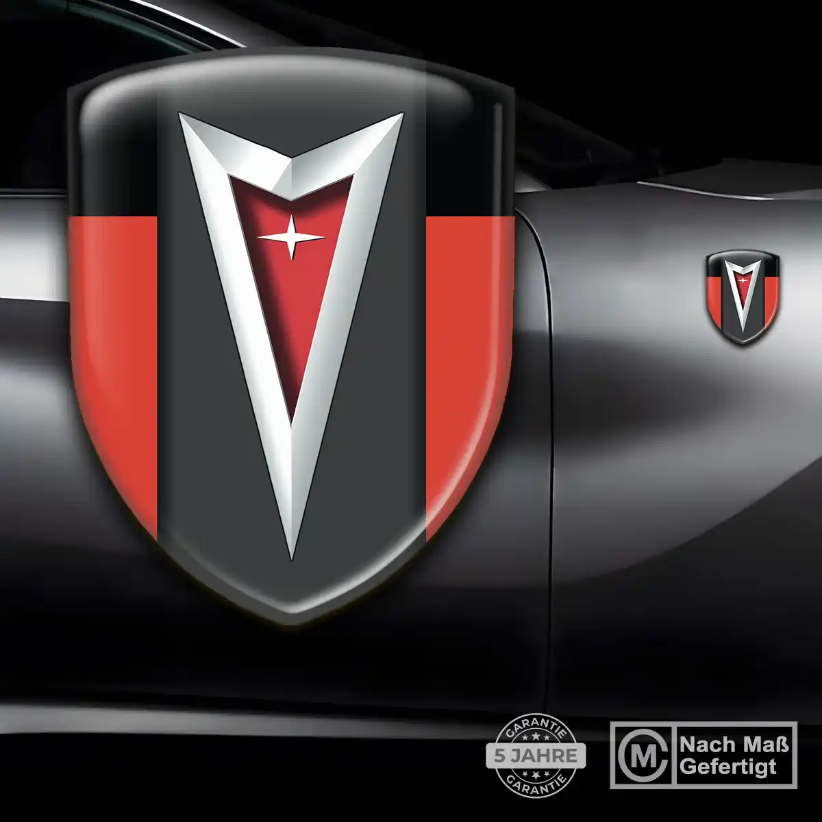 Pontiac Aufkleber Embleme Silikon Hohe Qualität