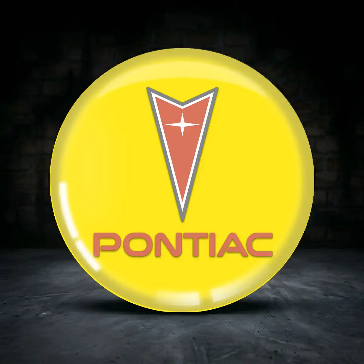 Pontiac Aufkleber Felgenemblem Silikon Hohe Qualität