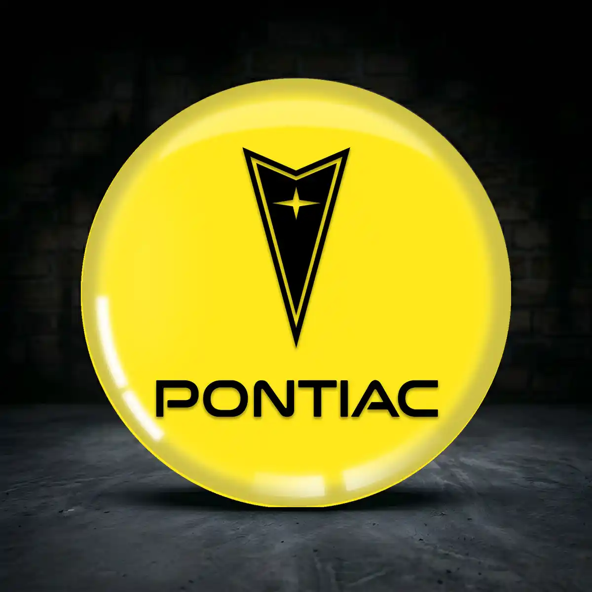 Pontiac Aufkleber Felgenemblem Silikon Stilvolles Design