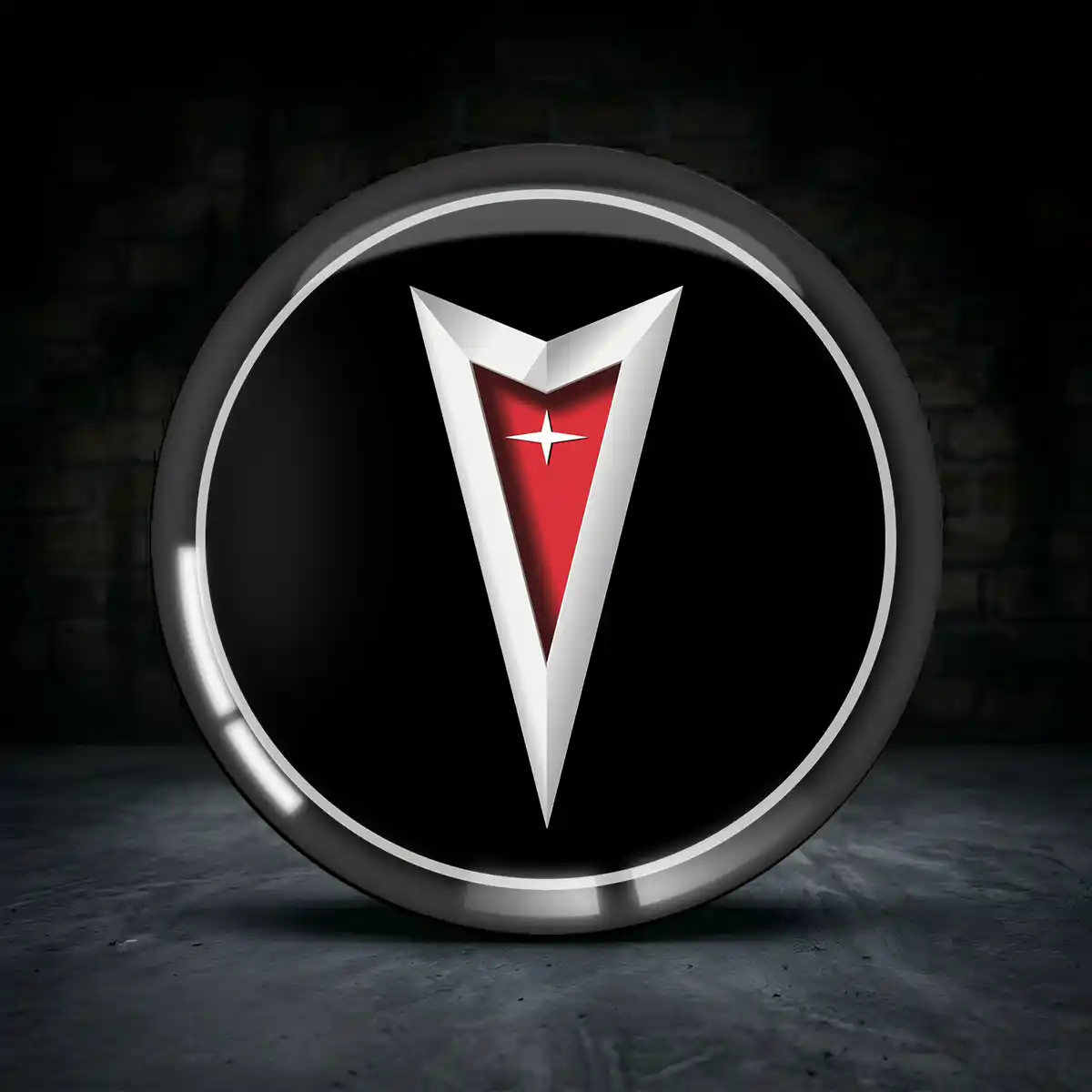Pontiac Aufkleber Silikon Embleme Stilvolles Design