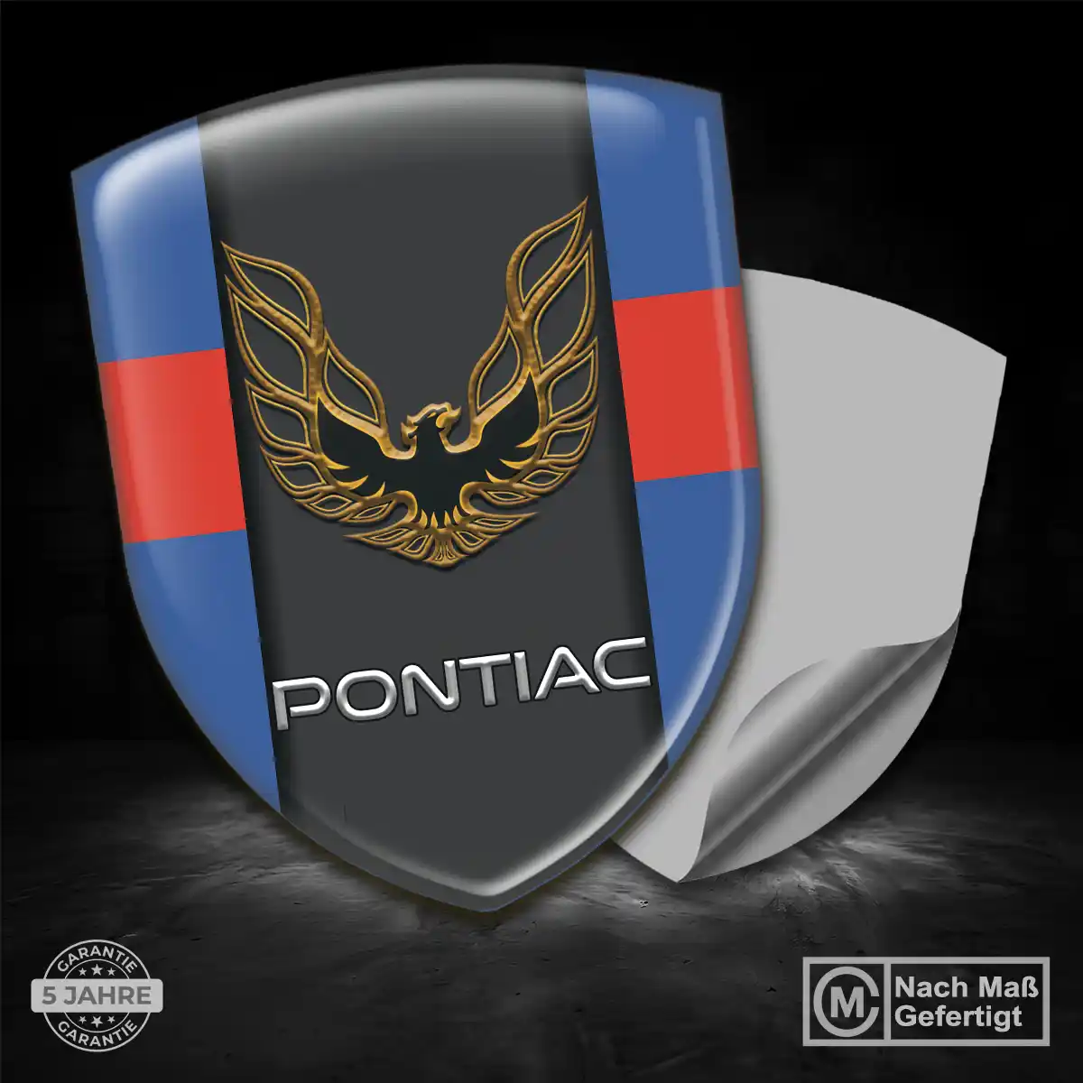 Pontiac Aufkleber Stilvolles Design