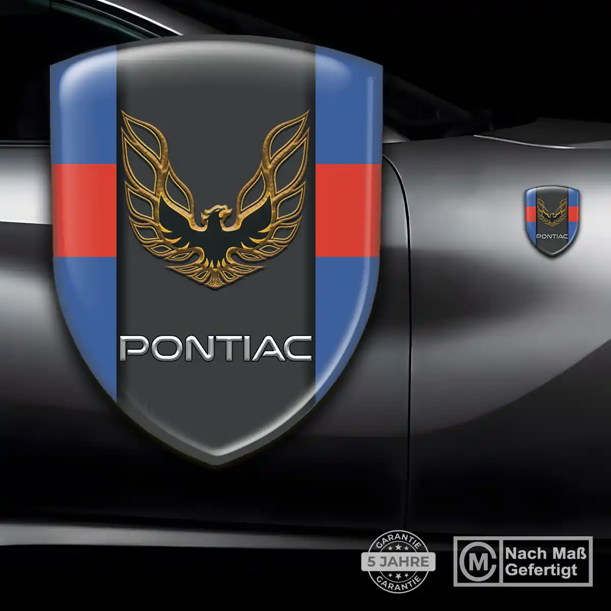 Pontiac Aufkleber Stilvolles Design