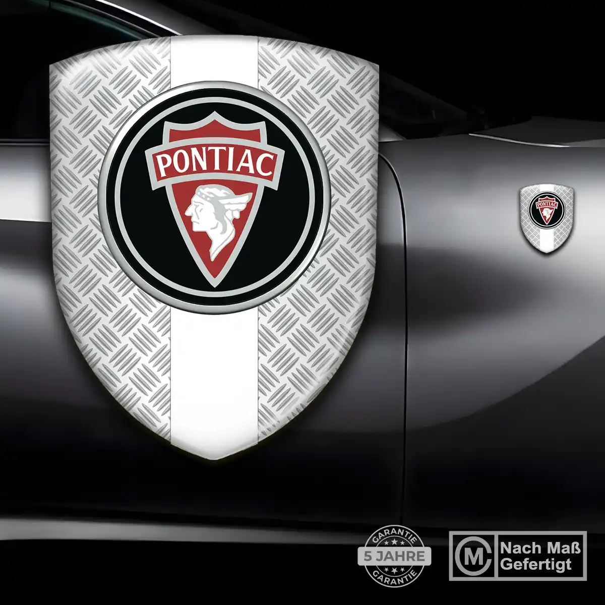 Pontiac Aufkleber Wappen Auto Hohe Qualität