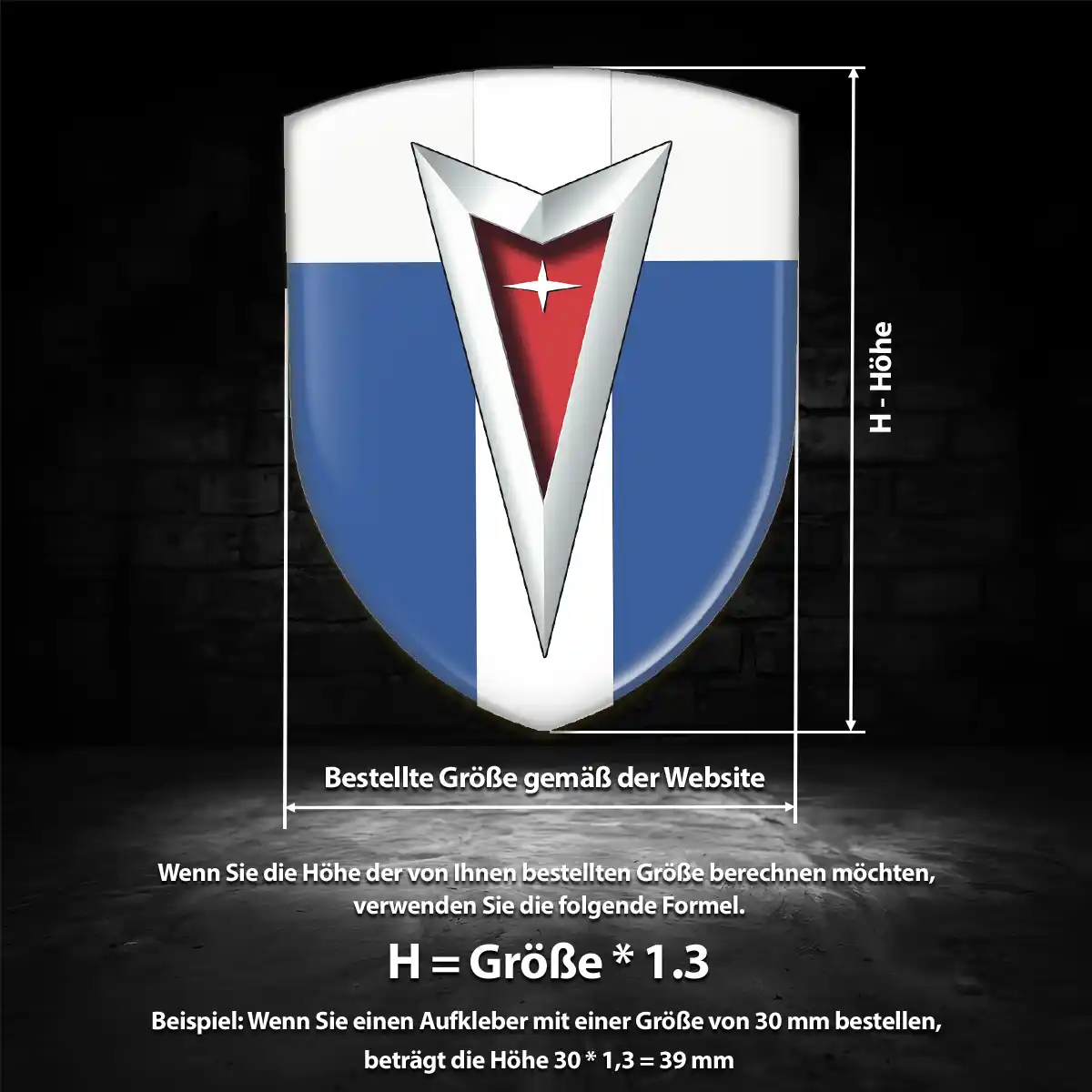 Pontiac Aufkleber Wappen Emblem Auto Hohe Qualität