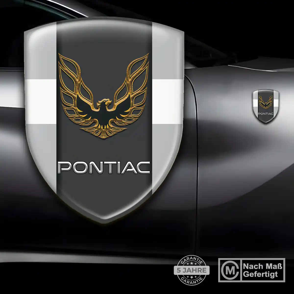 Pontiac Aufkleber Wappen Emblem Hohe Qualität