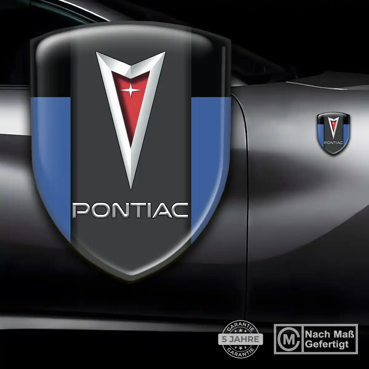 Pontiac Emblem Aufkleber Auto Stilvolles Design