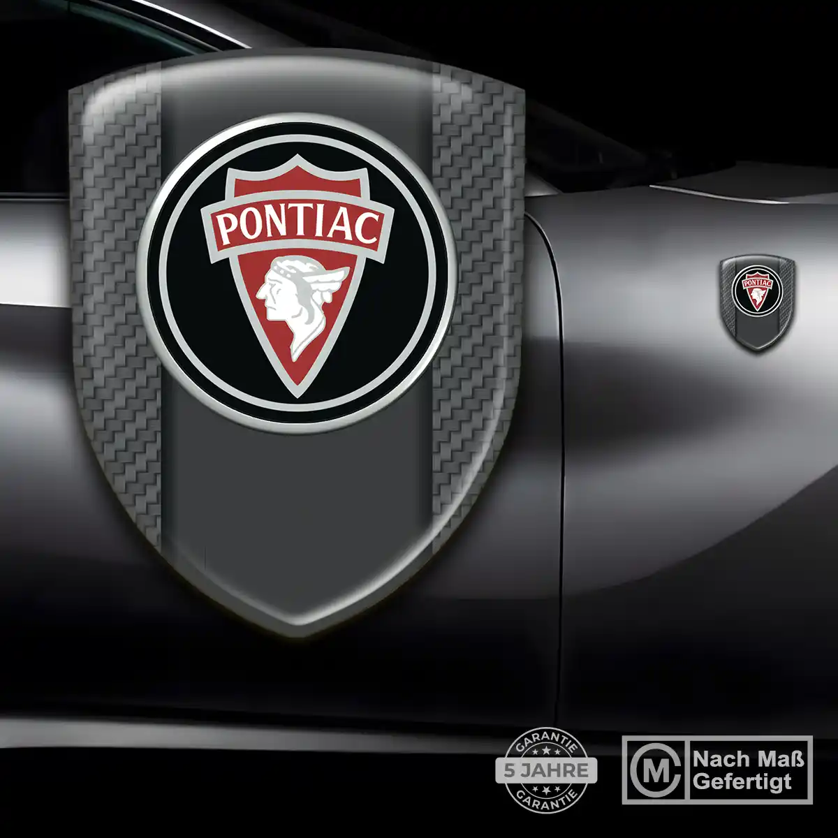 Pontiac Emblem Aufkleber Premium-Edition