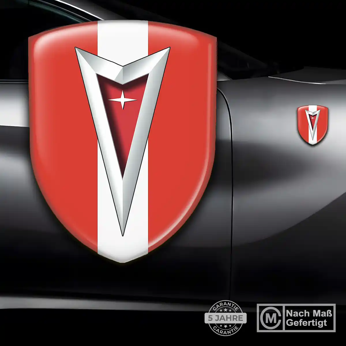 Pontiac Emblem Aufkleber Wappen Auto Hohe Qualität