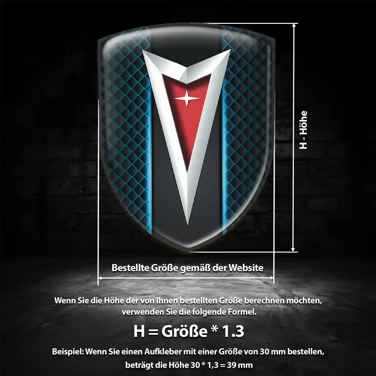 Pontiac Emblem Auto Stilvolles Design