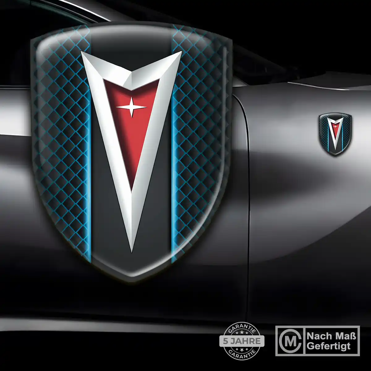 Pontiac Emblem Auto Stilvolles Design