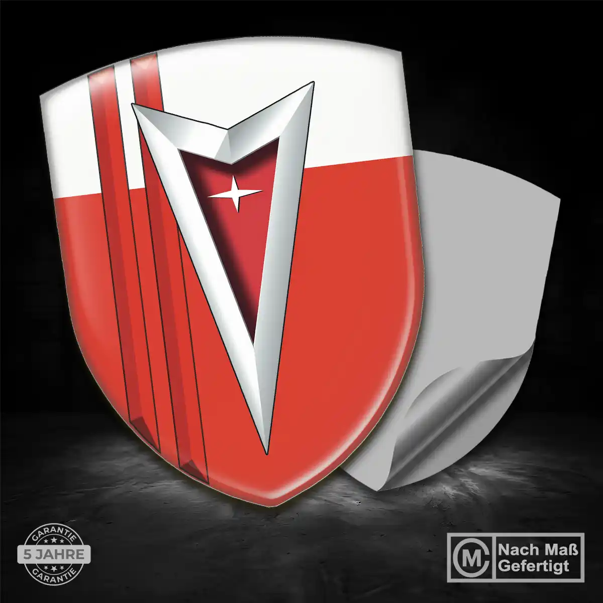 Pontiac Emblem Wappen Aufkleber Auto Hohe Qualität