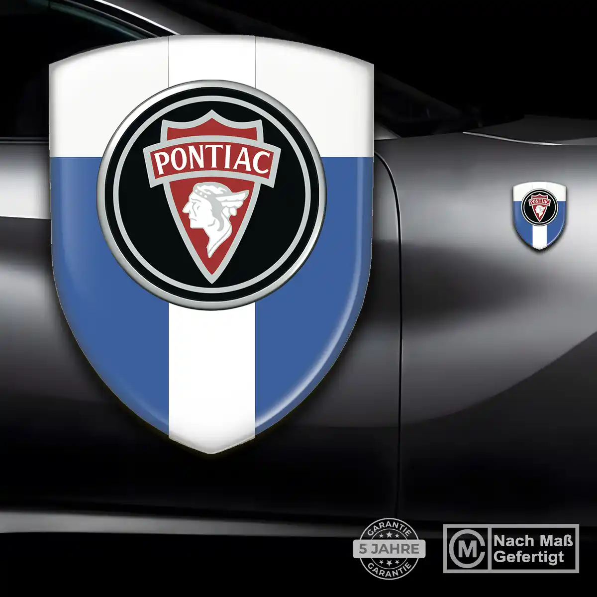 Pontiac Emblem Wappen Aufkleber Auto Stilvolles Design