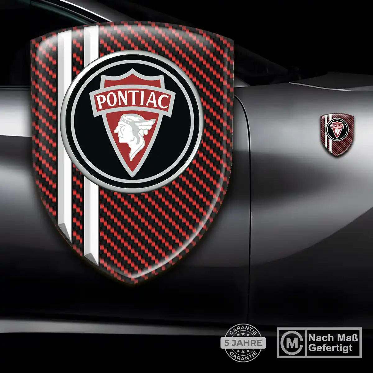 Pontiac Emblem Wappen Auto Stilvolles Design