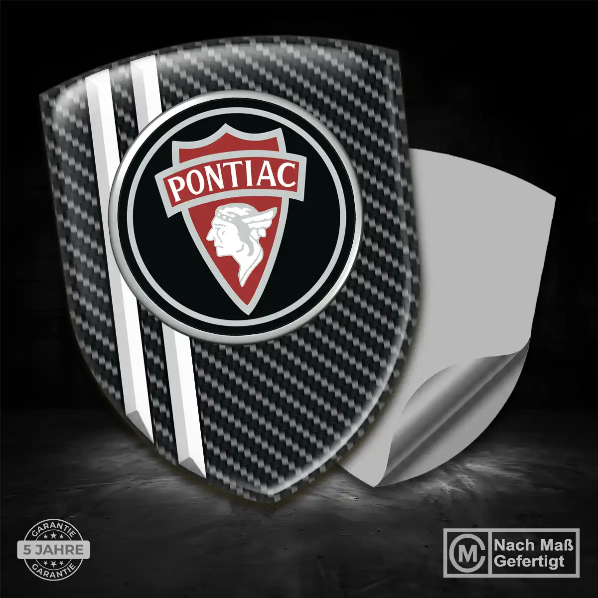 Pontiac Emblem Wappen Stilvolles Design