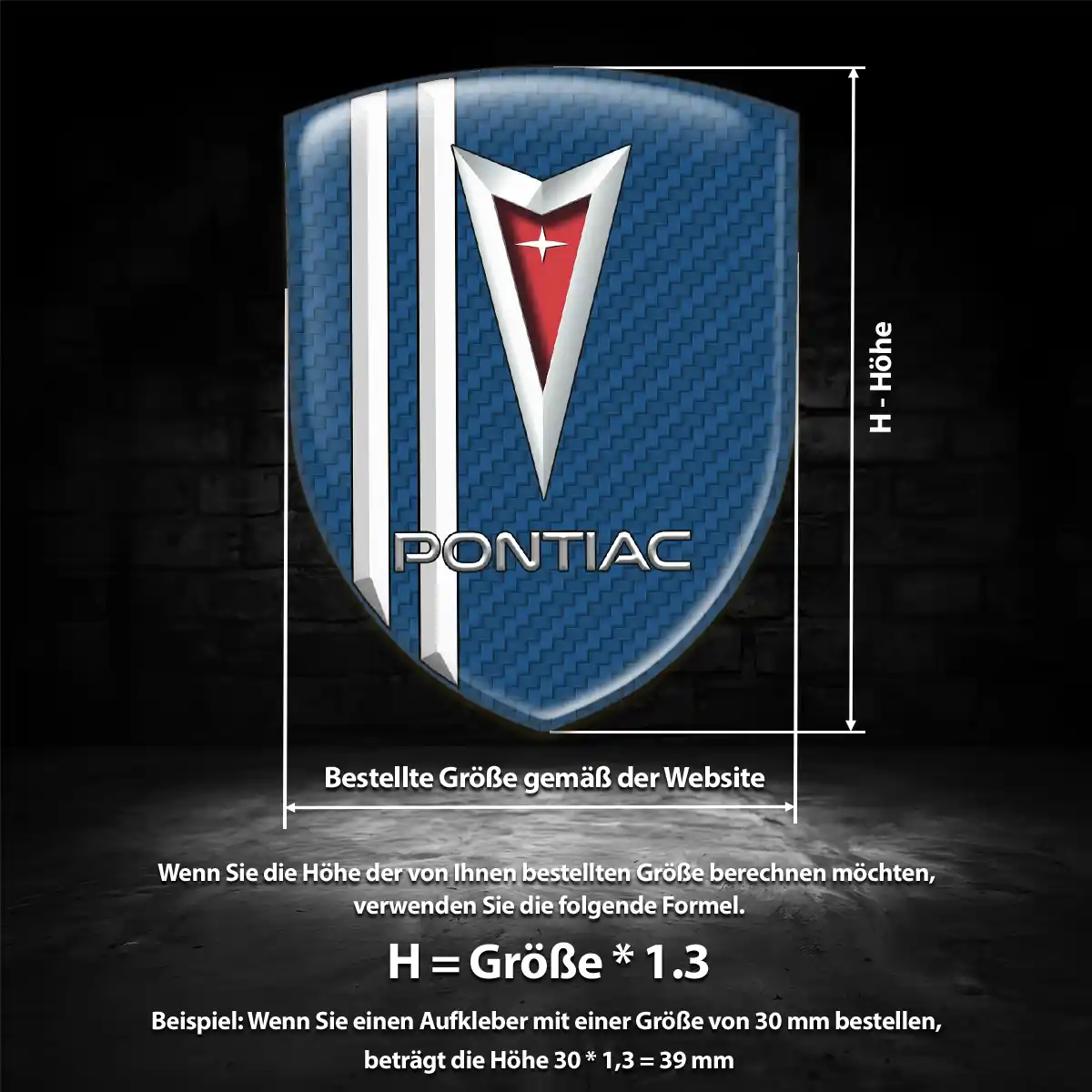 Pontiac Embleme Premium-Edition