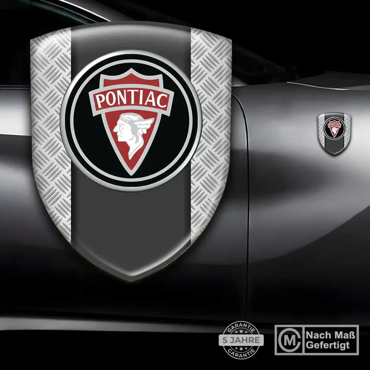 Pontiac Embleme Silikon Aufkleber Auto Hohe Qualität