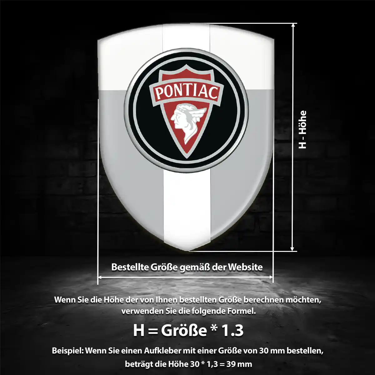 Pontiac Embleme Stilvolles Design