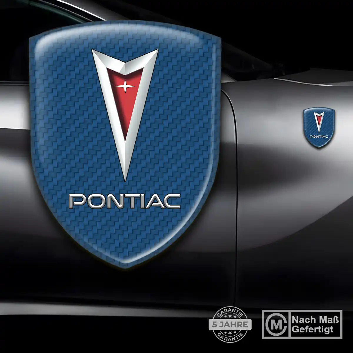 Pontiac Silikon Aufkleber Auto Stilvolles Design