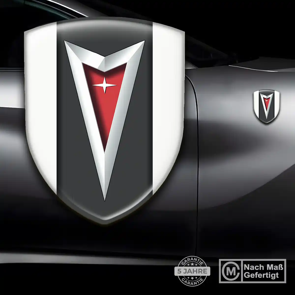 Pontiac Silikon Aufkleber Hohe Qualität