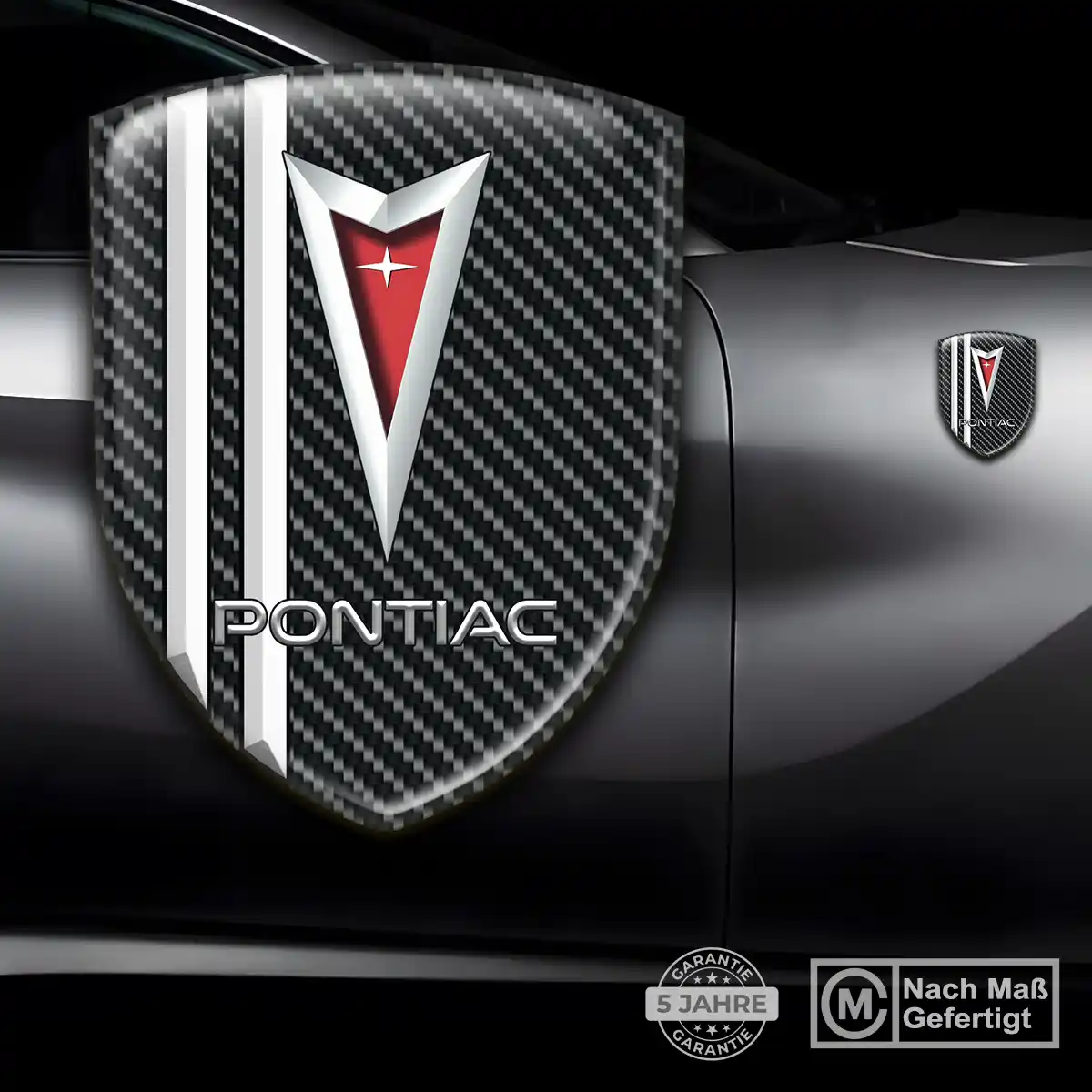 Pontiac Wappen Aufkleber Auto Hohe Qualität
