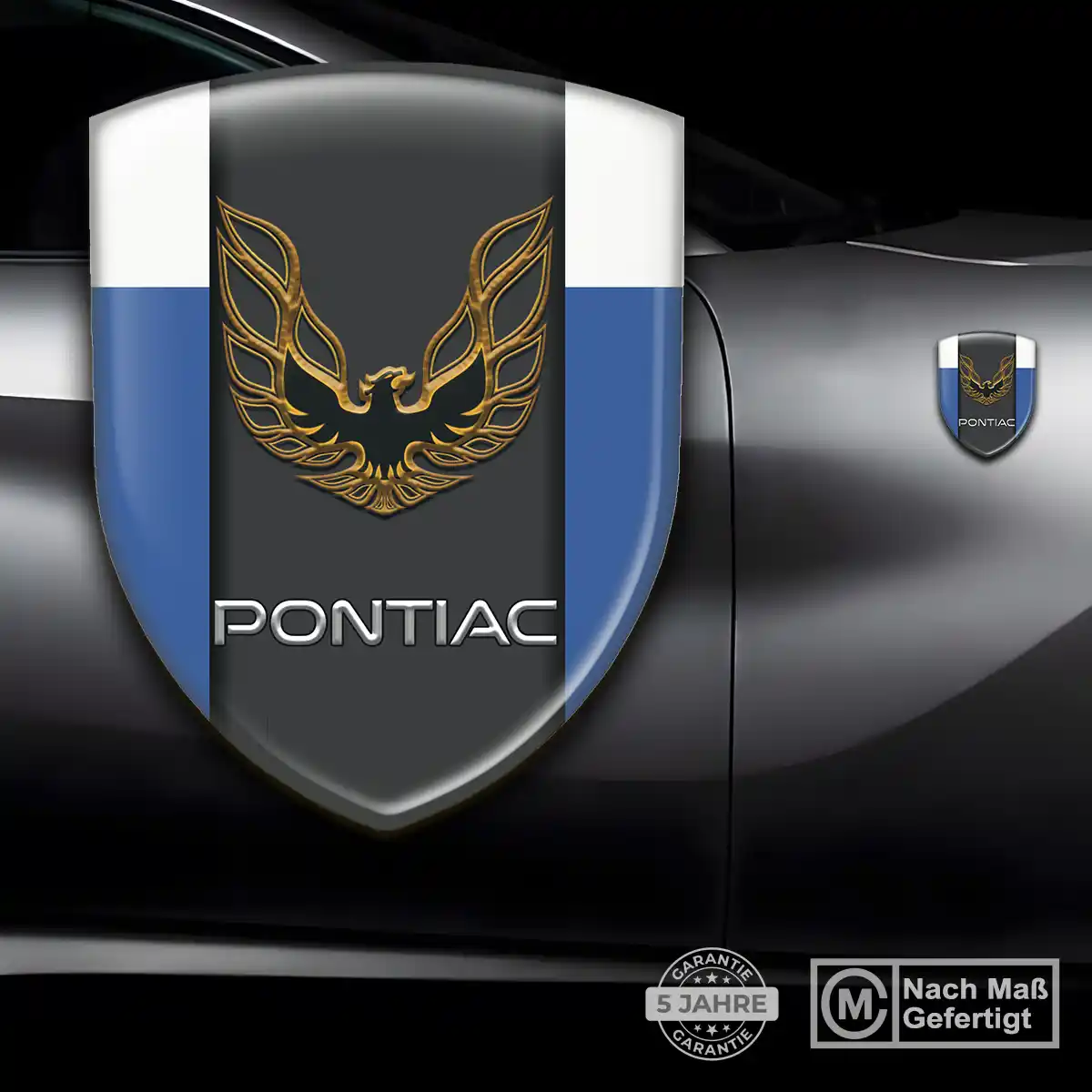 Pontiac Wappen Aufkleber Auto Stilvolles Design