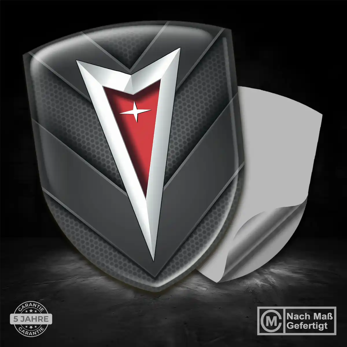 Pontiac Wappen Aufkleber Emblem Auto Stilvolles Design