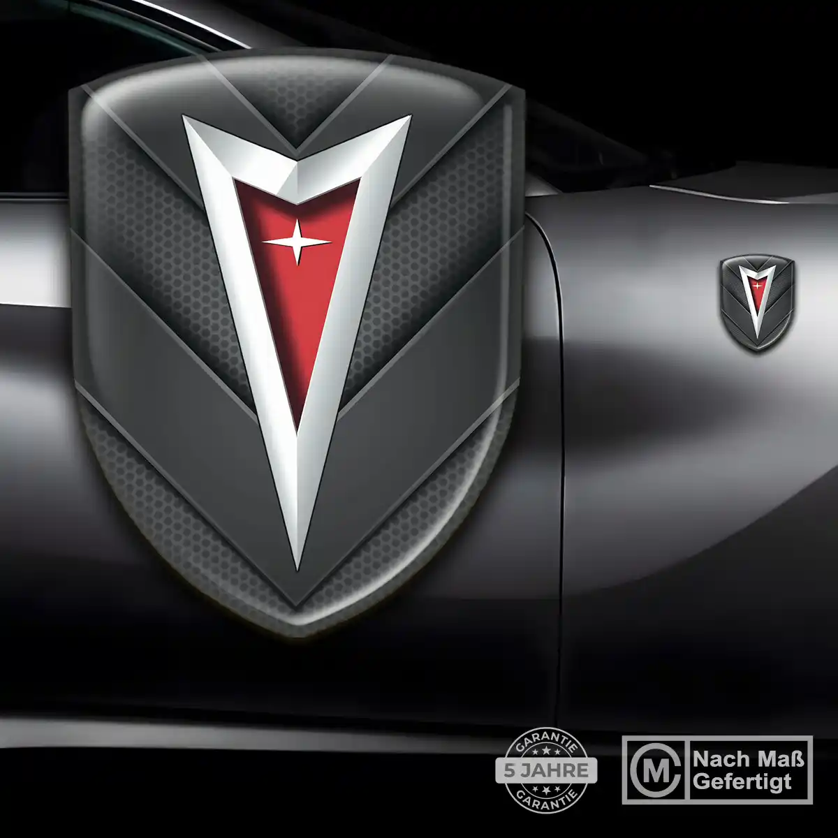 Pontiac Wappen Aufkleber Emblem Auto Stilvolles Design