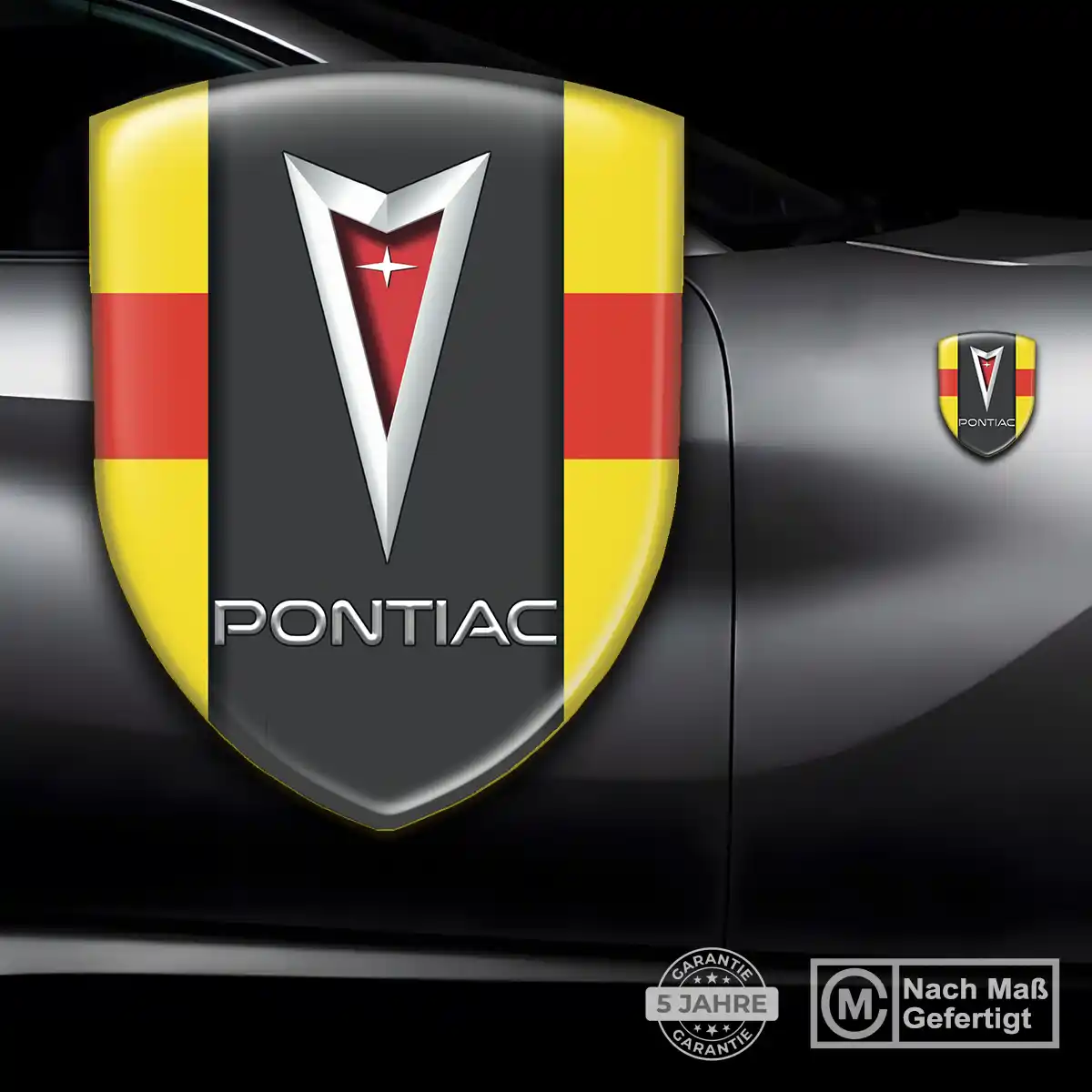 Pontiac Wappen Aufkleber Emblem Hohe Qualität
