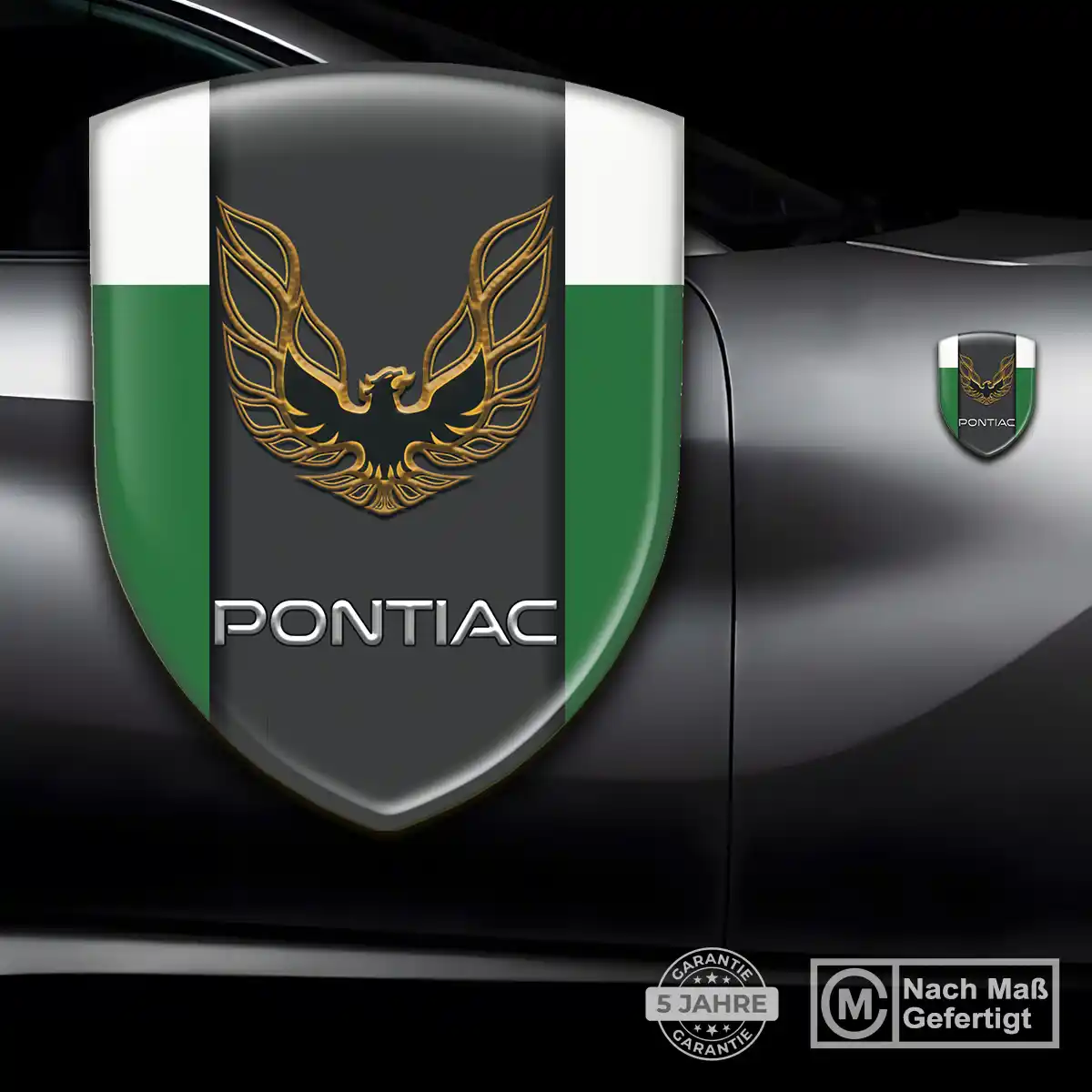 Pontiac Wappen Aufkleber Emblem Stilvolles Design