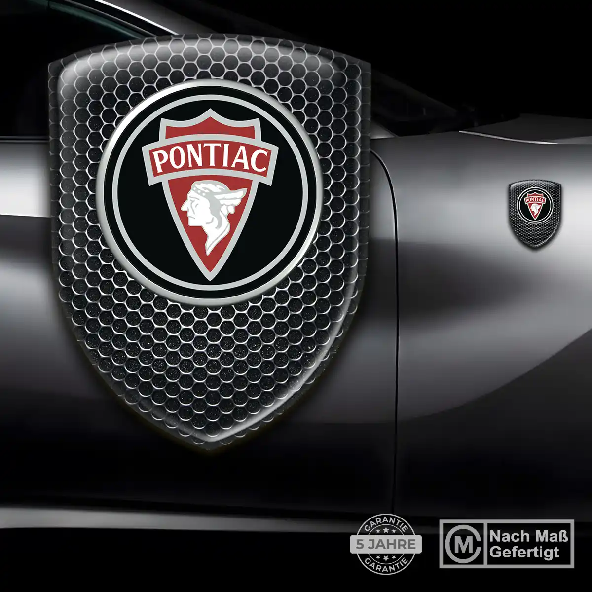 Pontiac Wappen Aufkleber Hohe Qualität