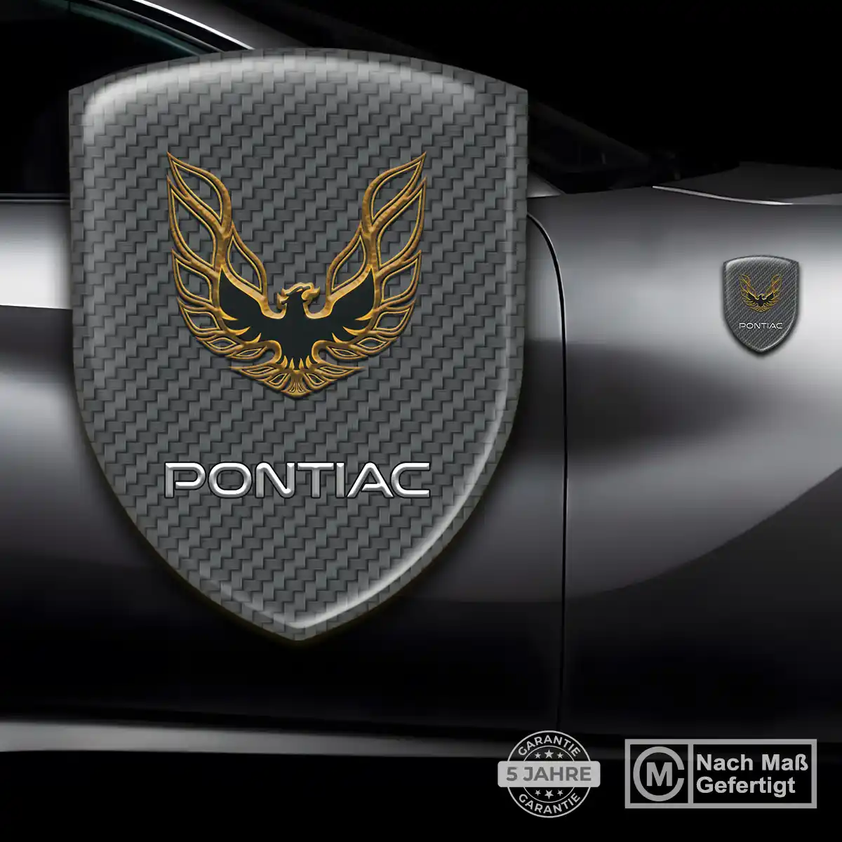 Pontiac Wappen Aufkleber Premium-Edition