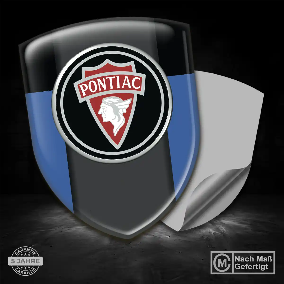 Pontiac Wappen Emblem Aufkleber Auto Stilvolles Design