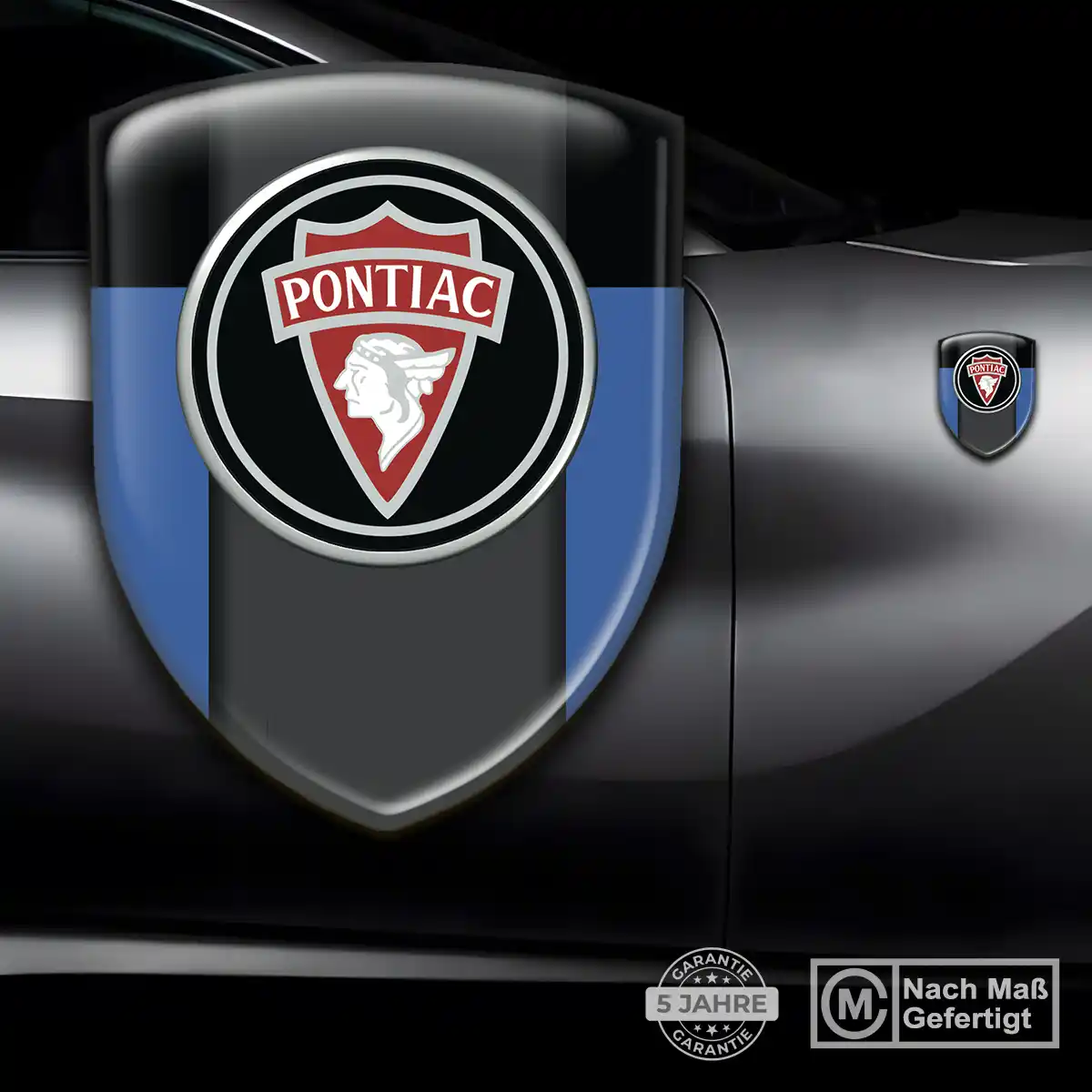 Pontiac Wappen Emblem Aufkleber Auto Stilvolles Design