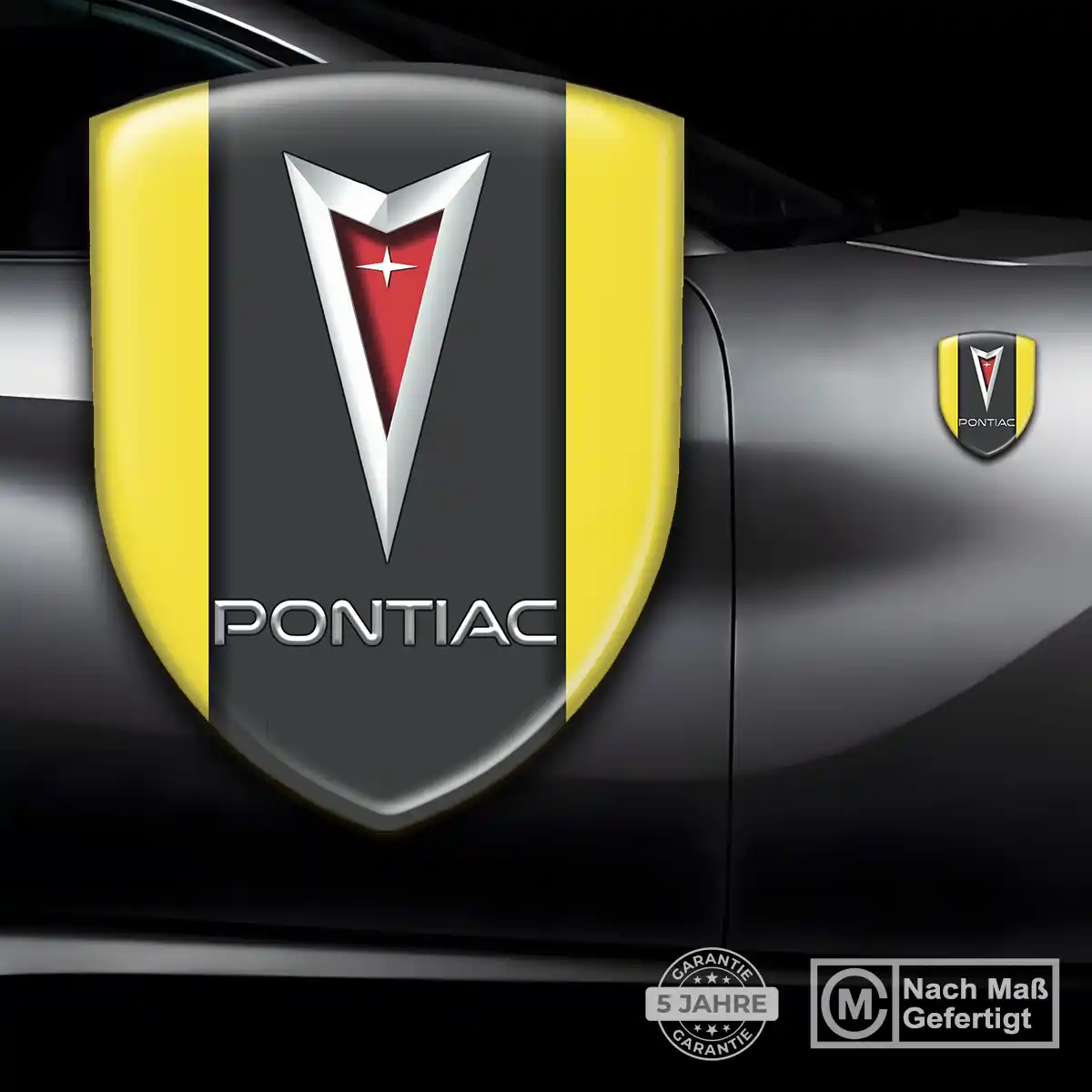 Pontiac Wappen Emblem Aufkleber Hohe Qualität