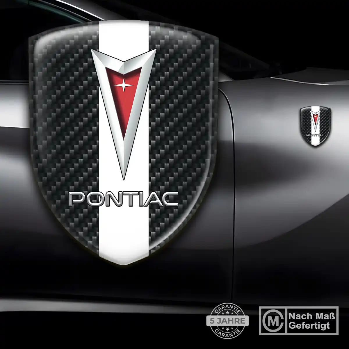 Pontiac Wappen Emblem Aufkleber Stilvolles Design