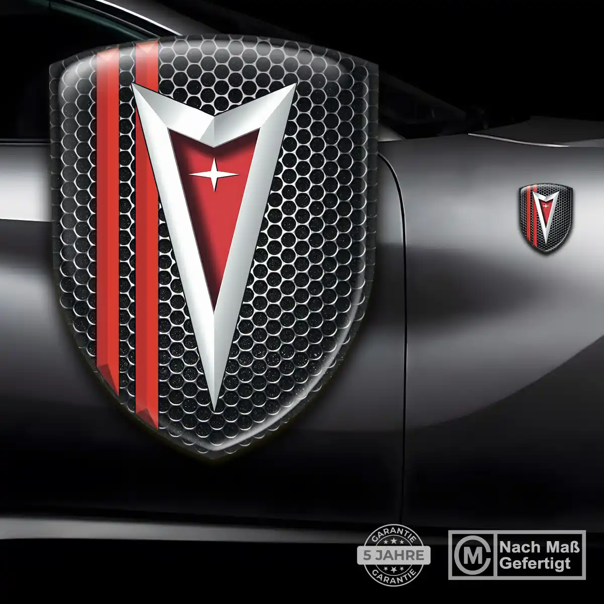Pontiac Wappen Emblem Premium-Edition