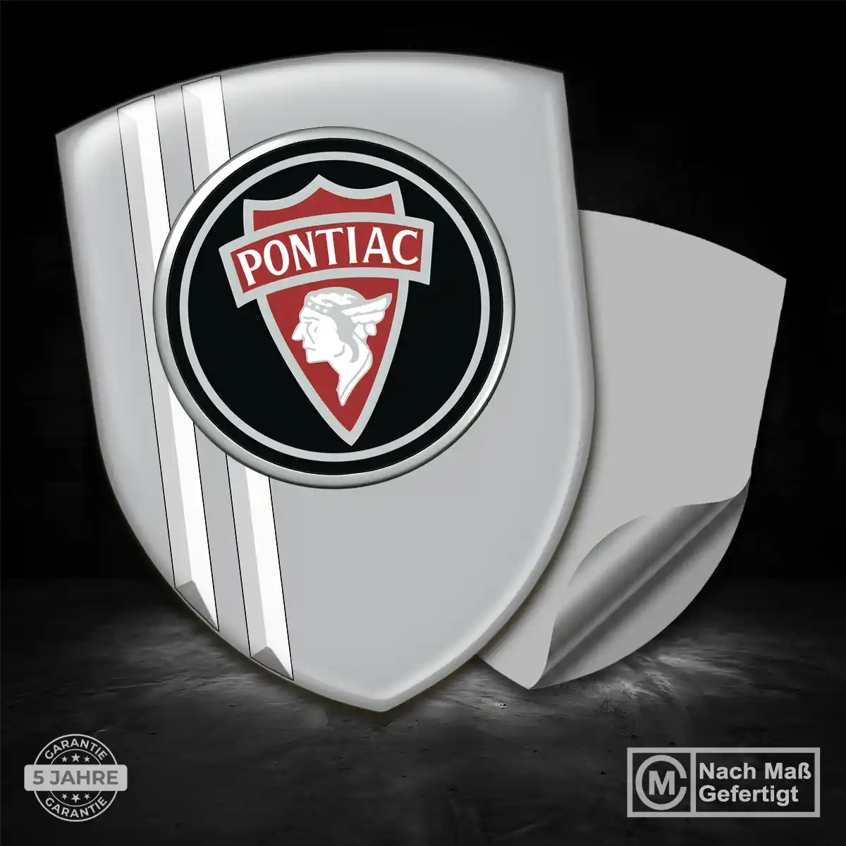 Pontiac Wappen Emblem Stilvolles Design