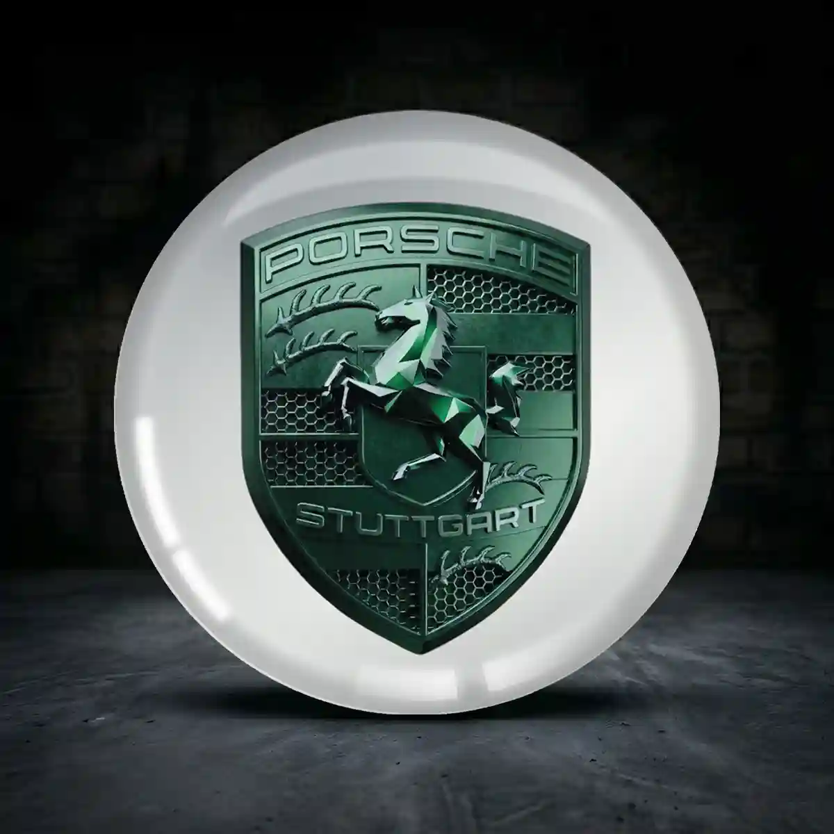 Porsche 3D Gel Aufkleber Embleme Luxus-Edition