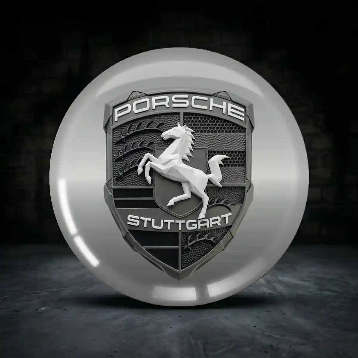 Porsche Aufkleber 3D Gel Sammleredition