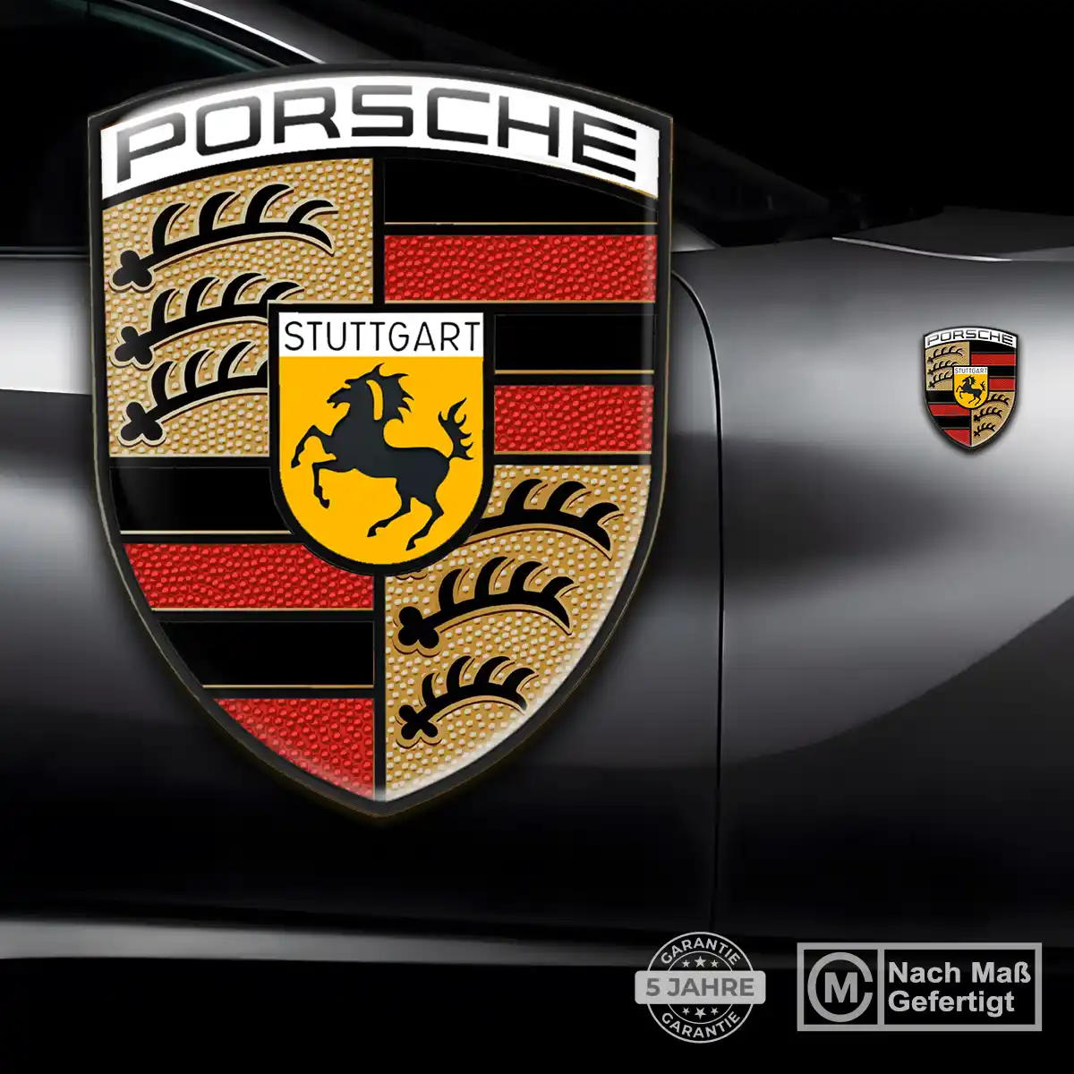 Porsche Aufkleber Auto Stilvolles Design
