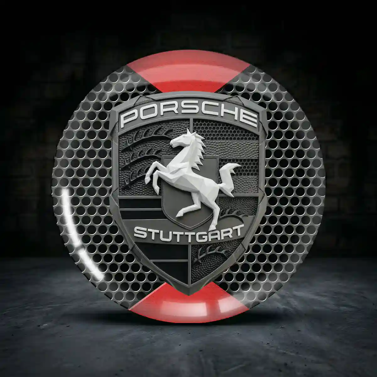 Porsche Aufkleber Epoxidharz Ausgesuchte Qualität