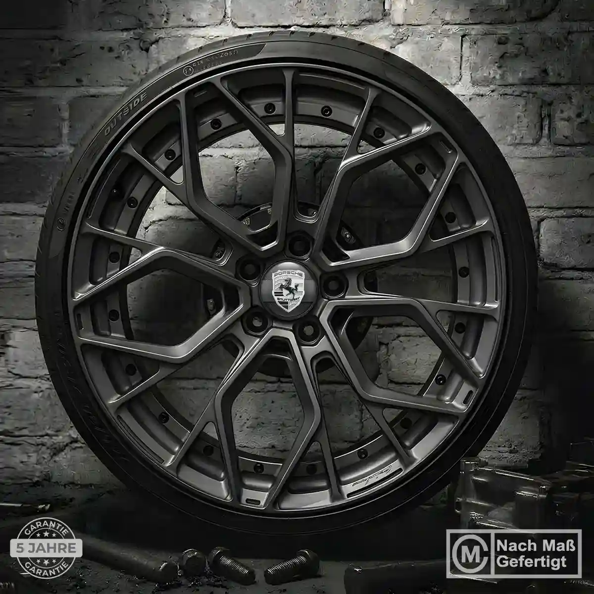 Porsche Aufkleber Felgenemblem Silikon Stilvolles Design