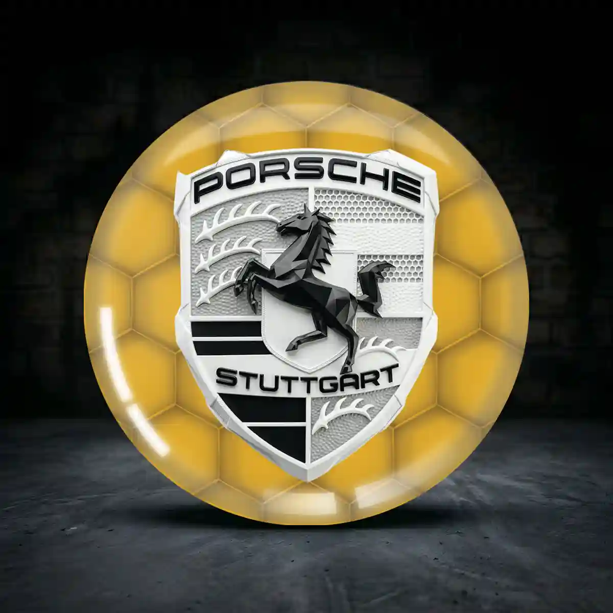 Porsche Aufkleber Fur Radkappen Limitierte Auflage