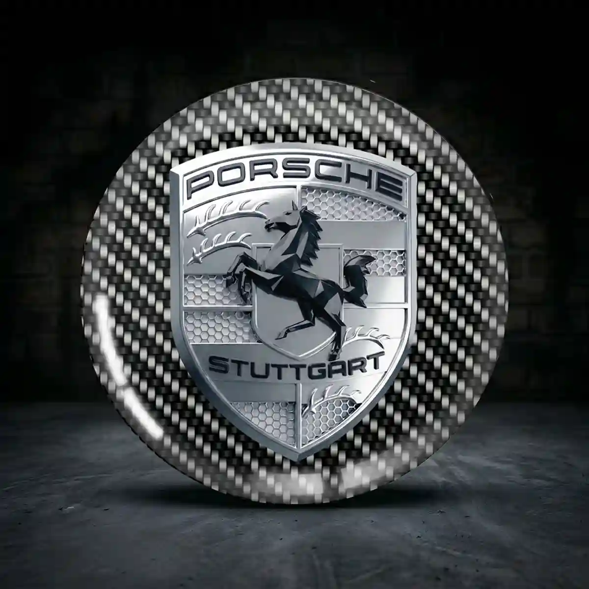 Porsche Aufkleber Nabendeckel Ausgesuchte Qualität